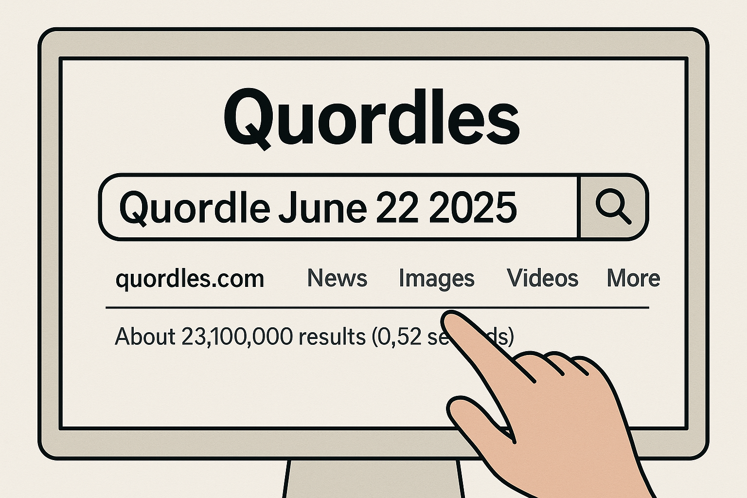 Quordle June 22 2025 Answer & Hints (Game 1245)